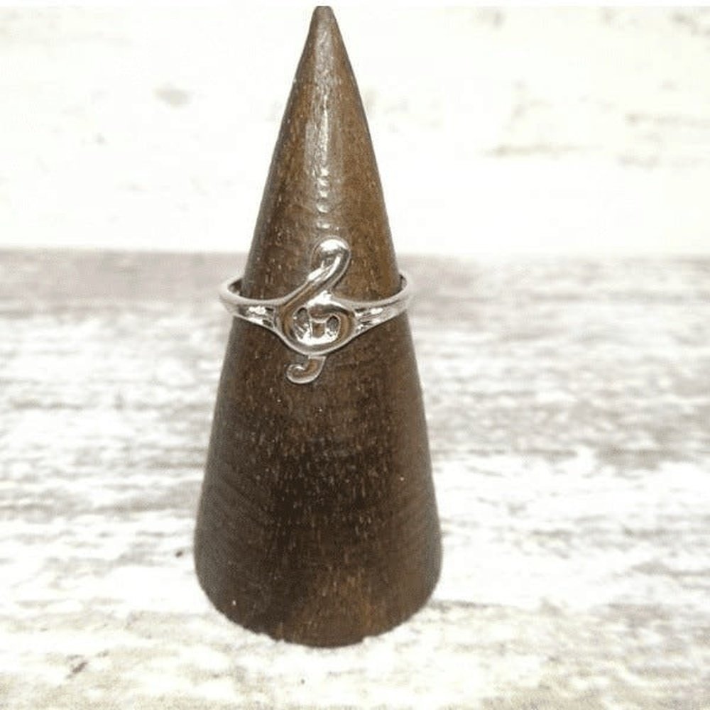 Anillo Plata Clave de Sol