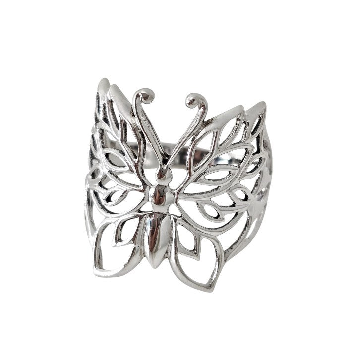 Anillo Plata Mariposa
