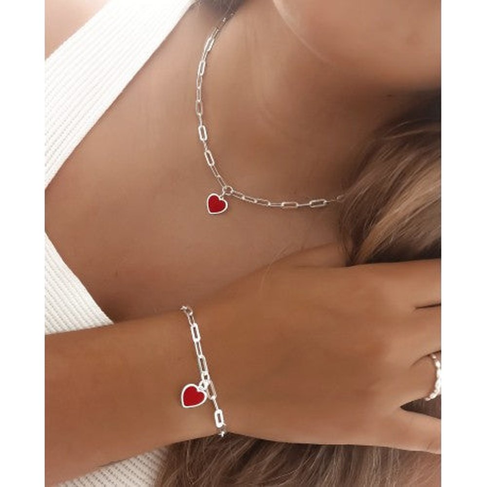 Pulsera Suspiros de amor Plata