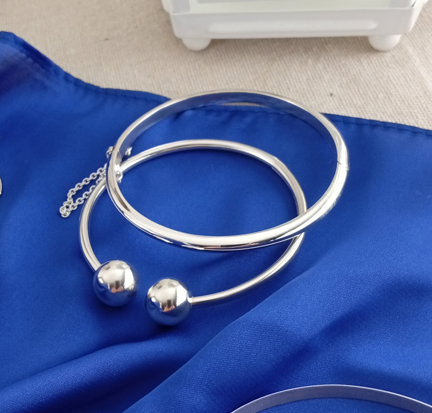 Combi Brazalete Plata Fino