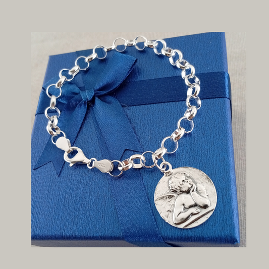 Pulsera Angel Protector Plata