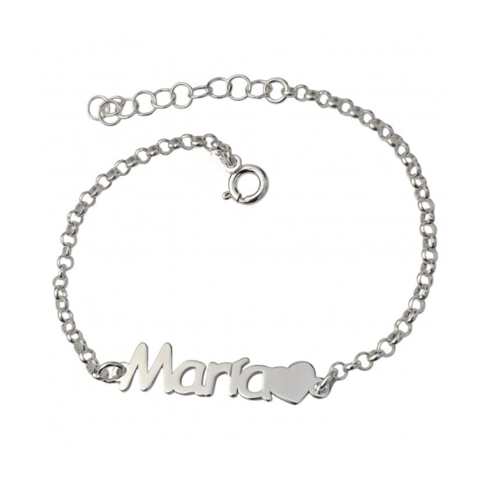 Pulsera Plata Nombre