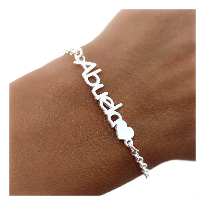 Pulsera Plata Abuela