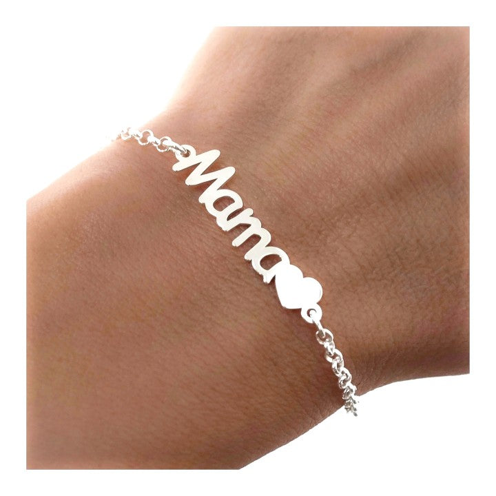 Pulsera Plata Mama