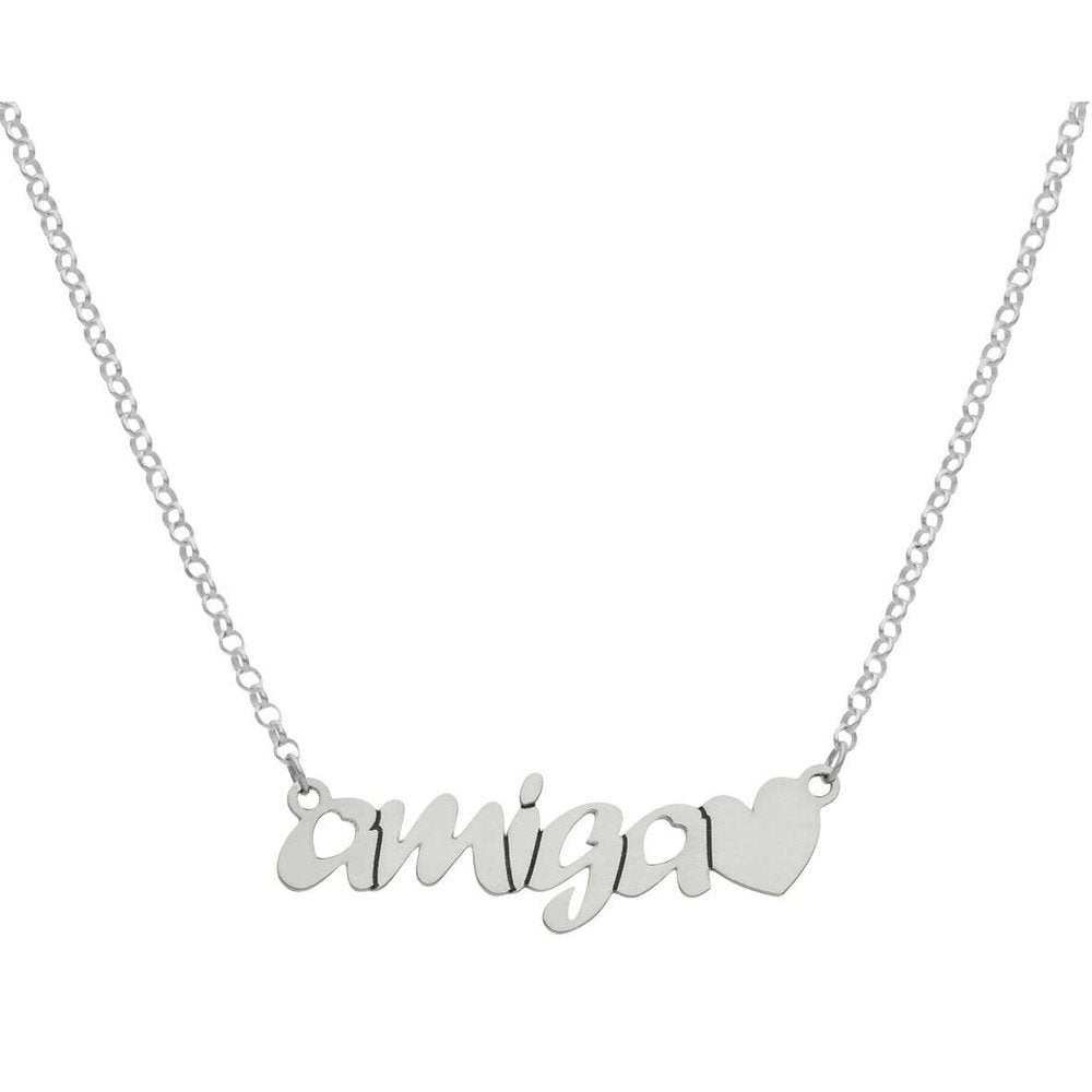Collar Plata Amiga