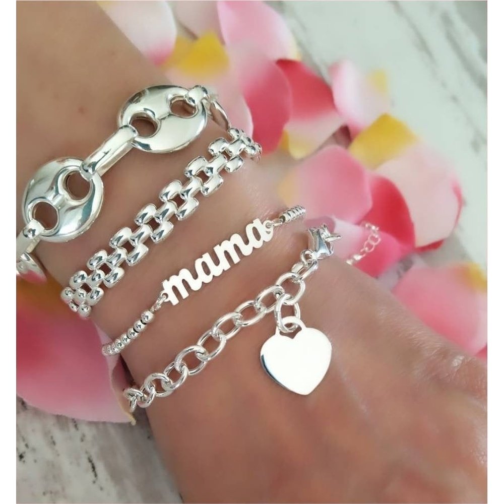 Pulsera Plata Mujer