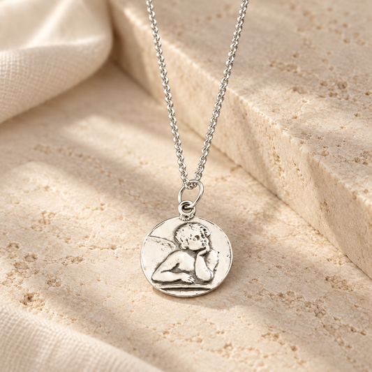 Colgante Plata Ángel Protector
