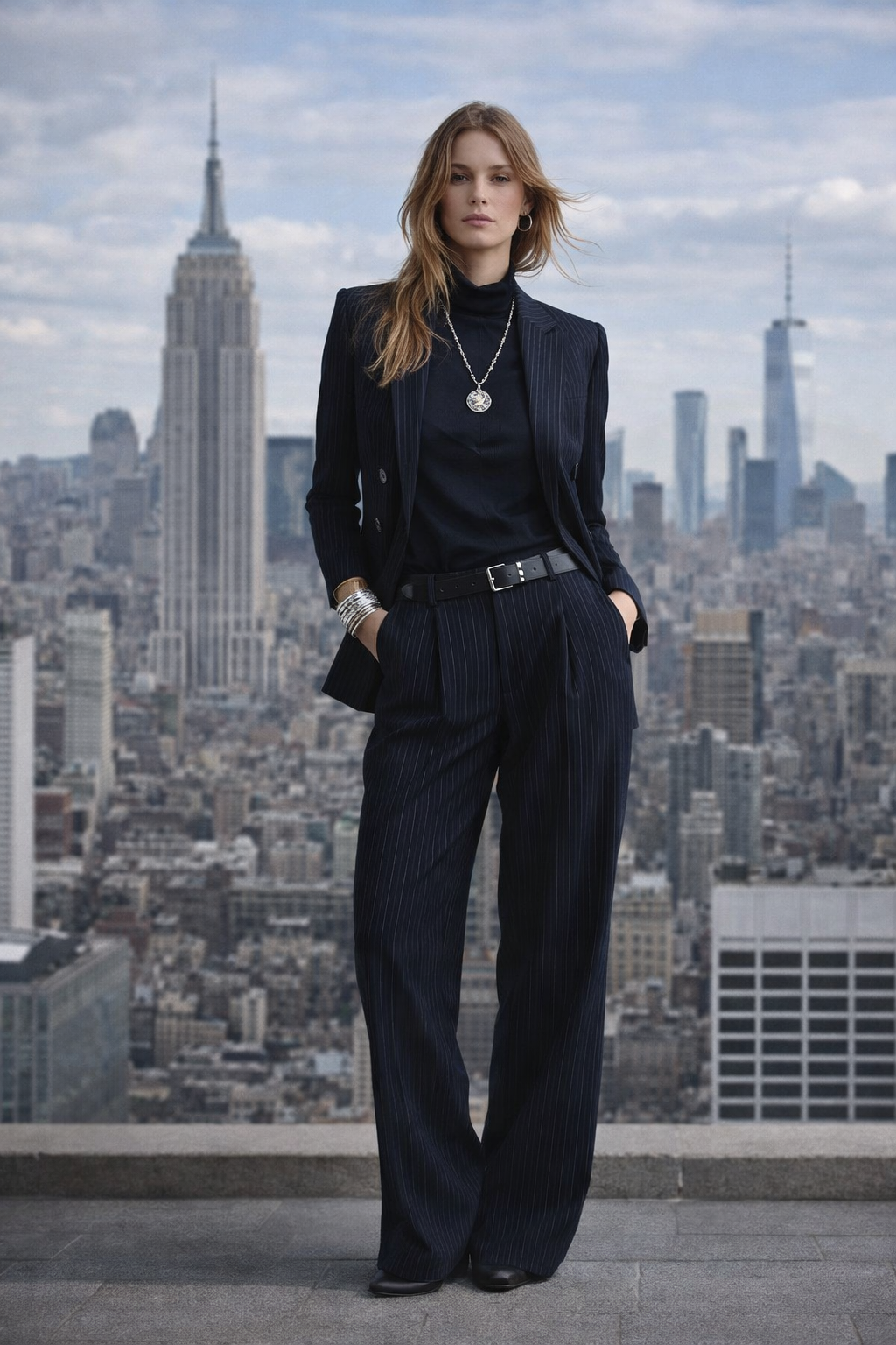 Total Look Plata  New York