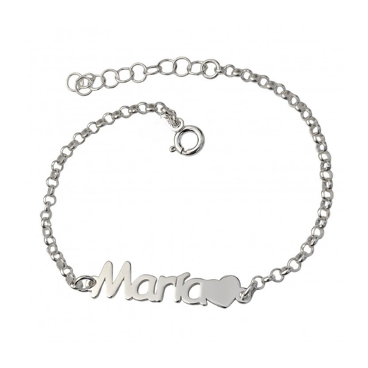 Pulsera Plata Nombre
