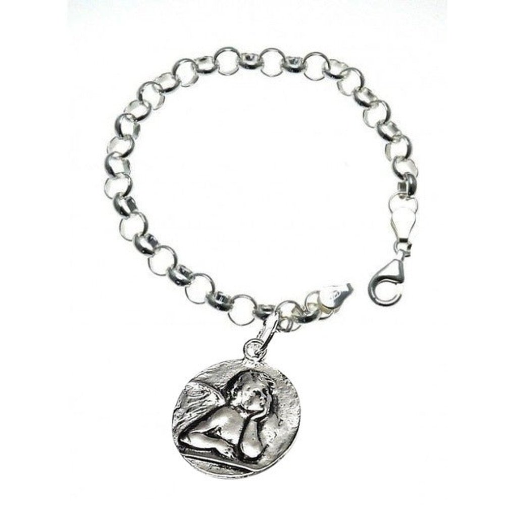 pulsera angel plata