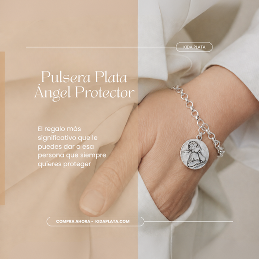 Pulsera Angel Protector Plata