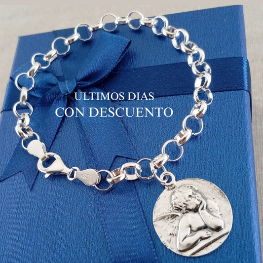 Pulsera Angel Protector Plata