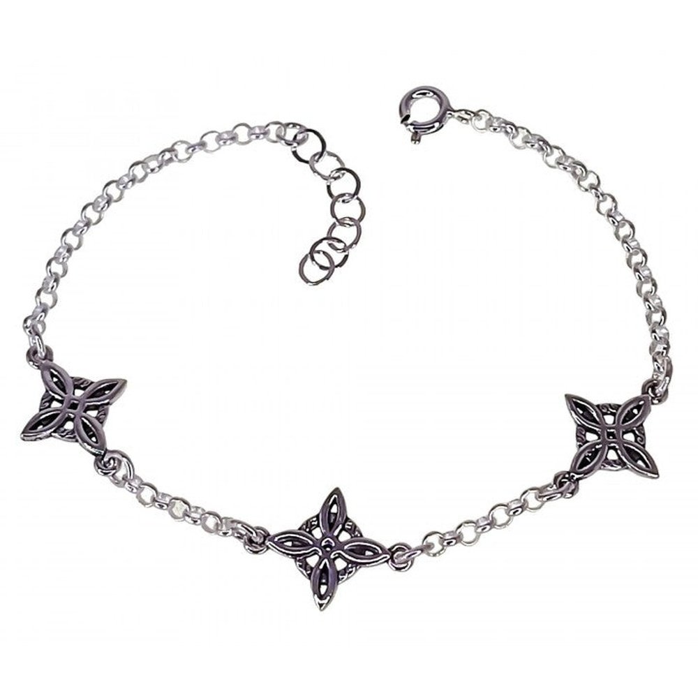 Pulsera Plata Nudo de Bruja