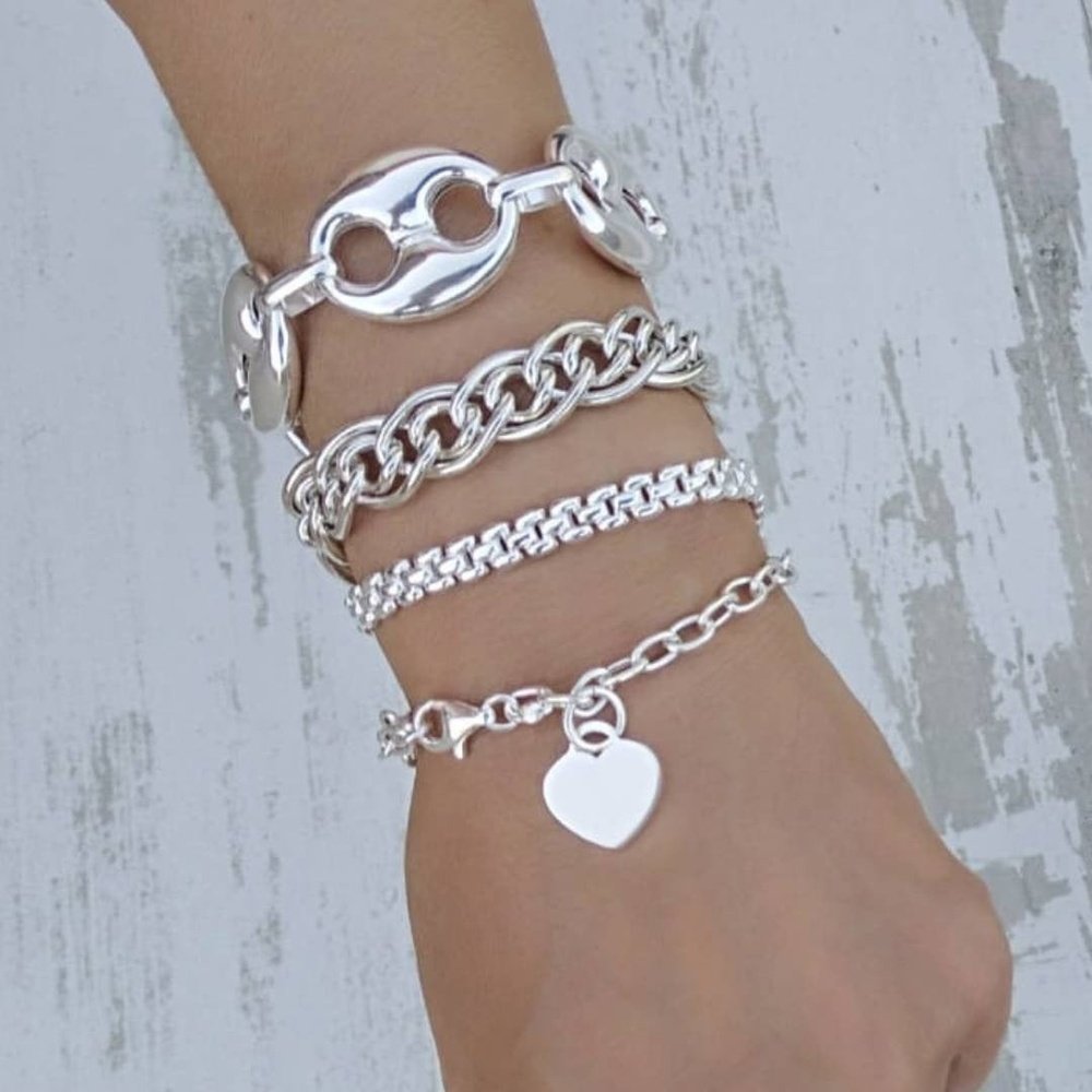 Pulsera Plata Mujer