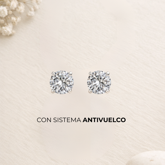 Pendientes White Diamonds mini Plata