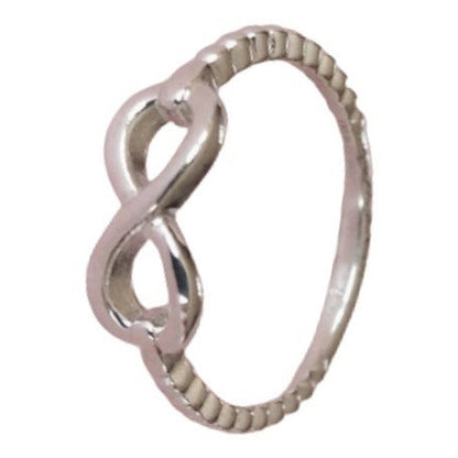 Anillo Plata Infinito Tallas 12-14-15