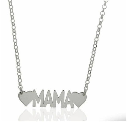 Collar Plata Mamá