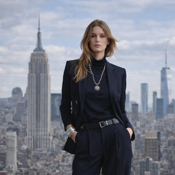 Total Look Plata  New York