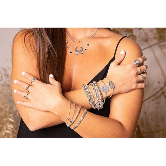 Pulsera Plata Bolas Maxi 10 mm