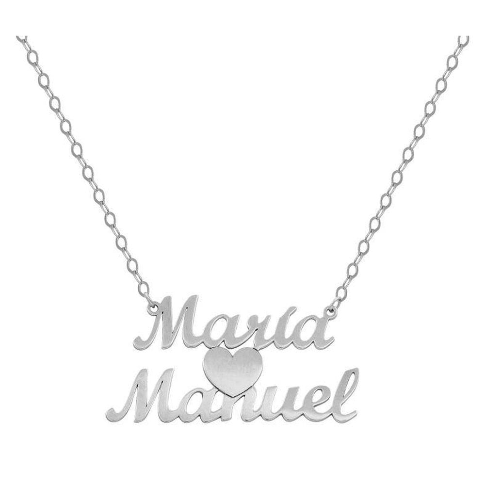 Collar Plata dos Nombres