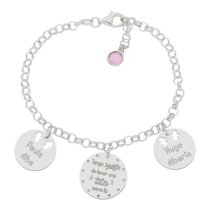 Pulsera Plata Tia