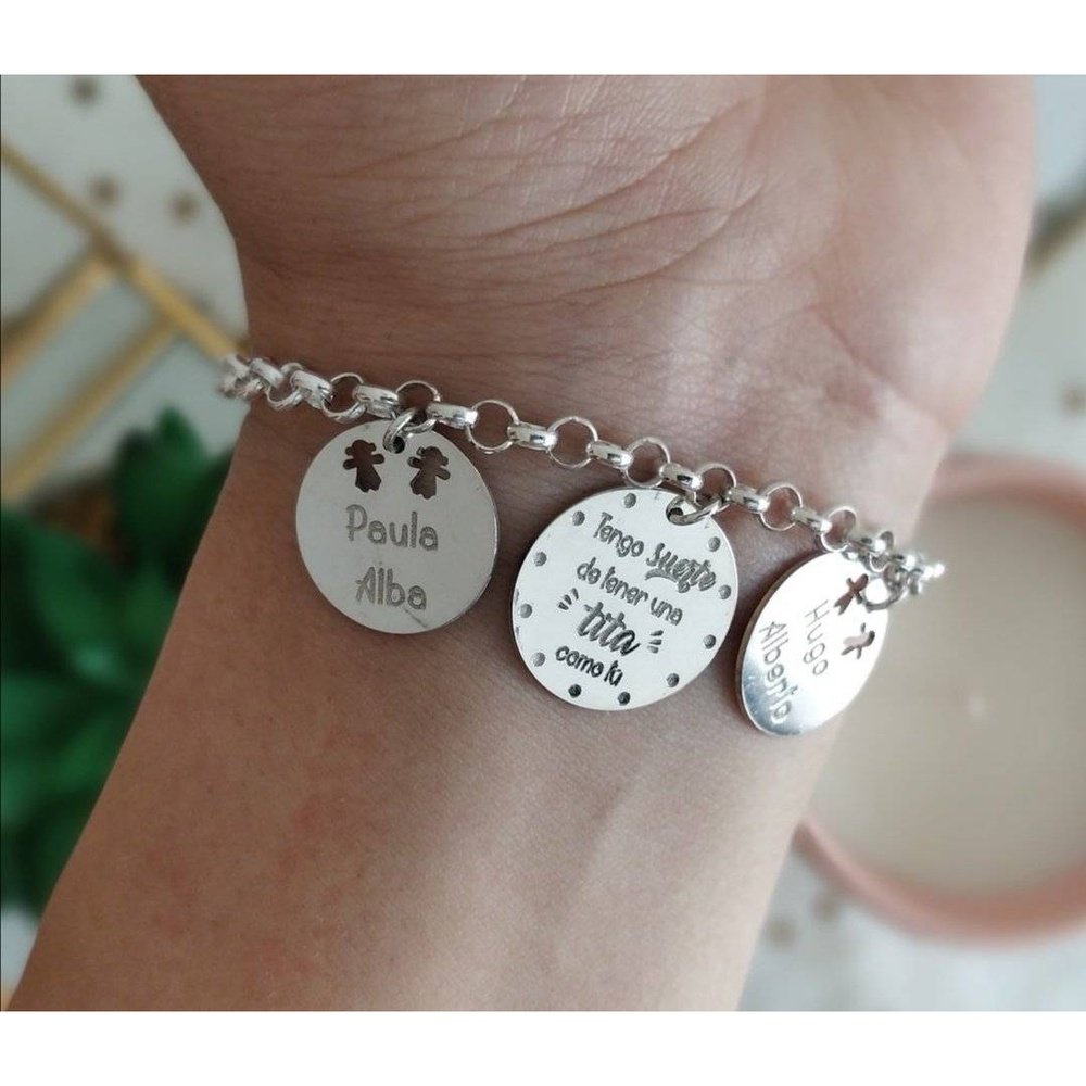 Pulsera Plata Tia