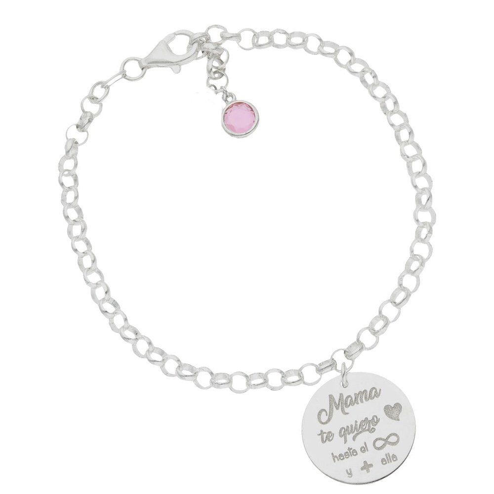 Pulsera Plata Mama