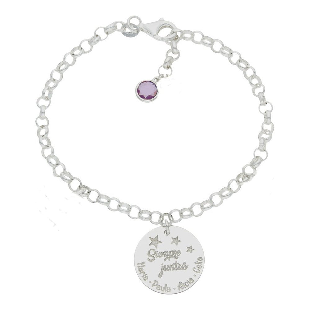 Pulsera Plata Siempre Juntas
