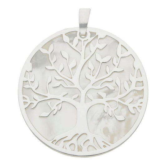 Medallón Plata Arbol de la Vida 30 mm