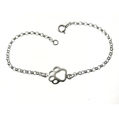 Pulsera Plata Una Huella