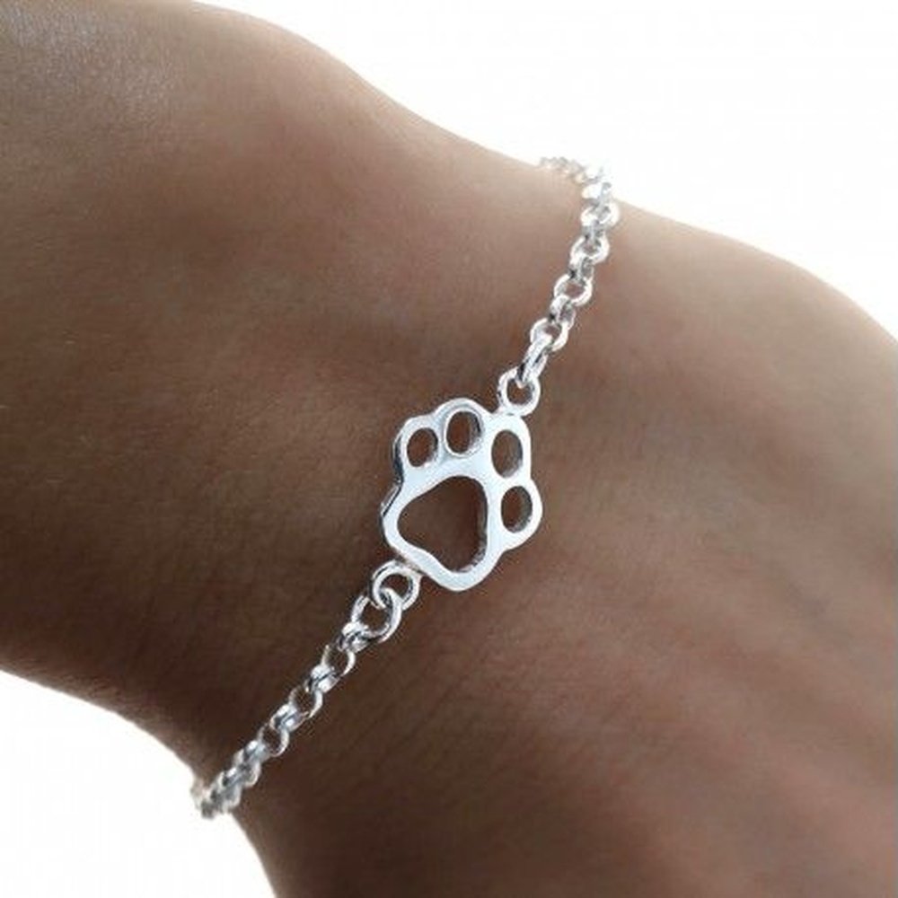 Pulsera Plata Una Huella
