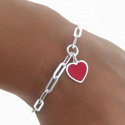 Pulsera Suspiros de amor Plata
